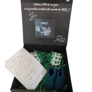 Set cerere nași de botez, cât și nași de cununie, model botoșei verzi