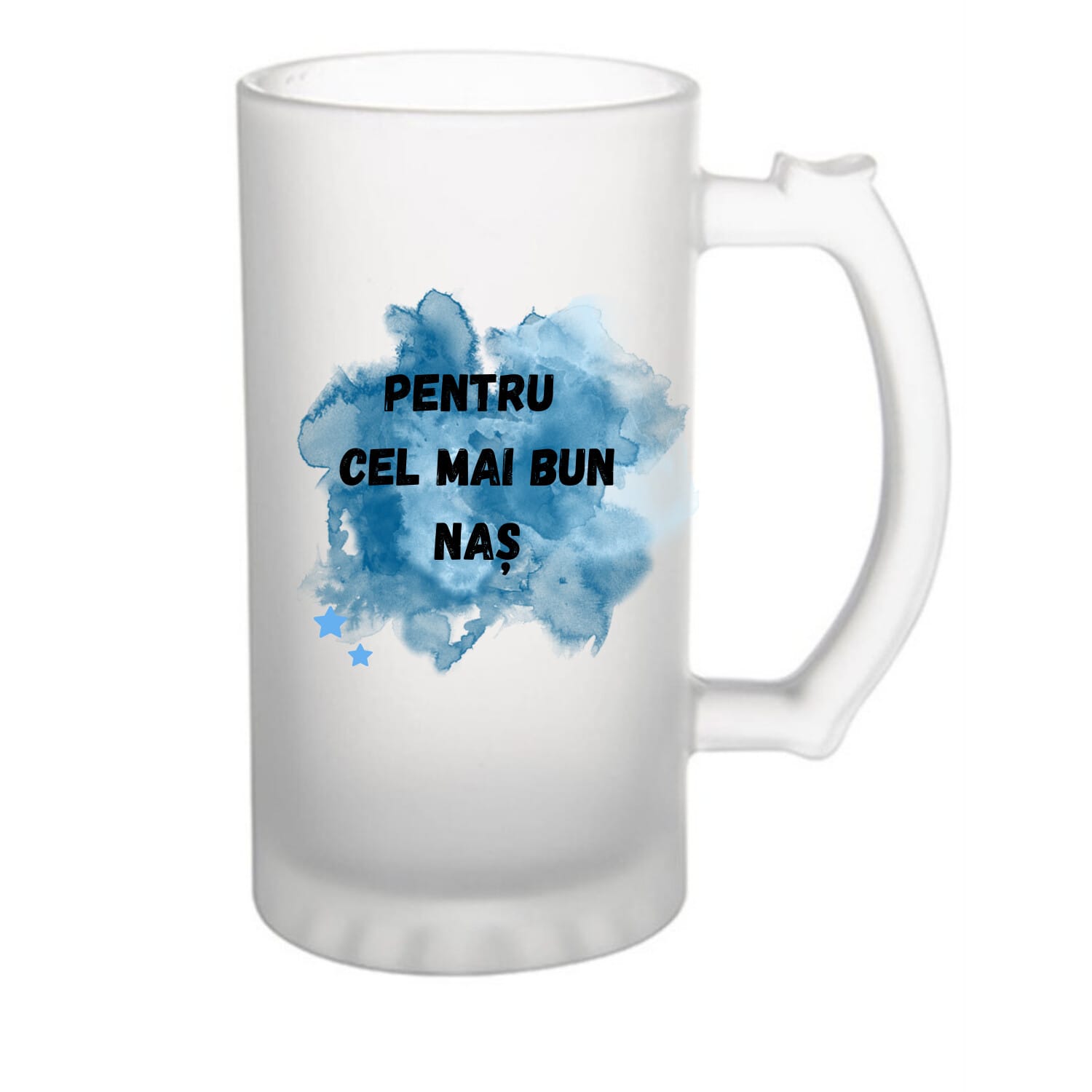 Halbă personalizată pentru cel mai bun naș