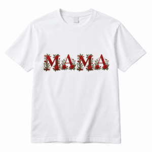 Tricou MAMA cu trandafiri
